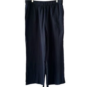 Lisa Rinna Collection Black Wide Leg Pants